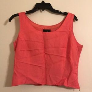 Coral crop top